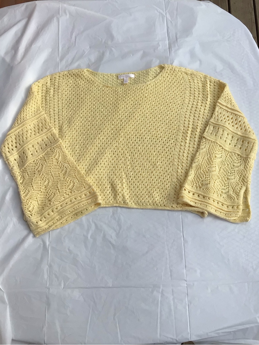 90s Butter Mom Butter Yellow Knit Top